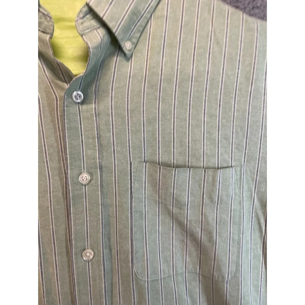 Arrow Button‎ Up Shirt Men's 3XL Short Sleeve Cotton Blend preppy Business